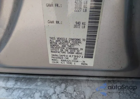 2018 Nissan Altima 2.5 S из США, поврежденный, VIN 1N4AL3AP9JC479971